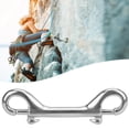 thumbnail image 1 of Double End Hook, Lightweight Safe High Bearing Double Ended Buckle  For Key Holder 115mm Length, 1 of 8