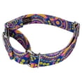 thumbnail image 3 of Country Brook Petz® 3/4 inch Blue Boho Mandala Martingale Dog Collar and Leash, Small, 3 of 7
