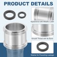 thumbnail image 3 of 2Pcs Faucet Aerator Adapter, M22 Male to M22 Male with Washer, 18mm Length, 3 of 6