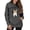 Gray, variant on Kangaroo Pouch Hoodie For Women with Large Dog Pouch, Pet Carrier Pullover Sweatshirts Dark Gray S