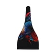 thumbnail image 2 of Picia Colorful Betta Fish Printed Preemie Hats for Baby Girls Cotton Premature Knot Hats Newborn Hospital Cap Warm Knot Beanie Nicu for Preemie Girls and Boys, 2 of 6