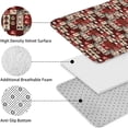 thumbnail image 5 of Red Christmas Collage Pattern Bathroom Rugs Sets 3 Piece,Toilet Cover Set,Absorbent Non Slip Bathroom Mats Sets with U-Shaped Contour Rug Toilet Rug Set, 5 of 5