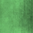 thumbnail image 1 of Ahgly Company Indoor Square Oriental Emerald Green Industrial Area Rugs, 8' Square, 1 of 4