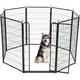 thumbnail image 1 of Historyli Corral para Perros de 8 Paneles Interior/Exterior,Corral de Ejercicio para Mascotas/Cachorros de Metal Extra Resistente,Puerta Ancha y Umbral Bajo,Corral para Mascotas para Jardín o Patio, 1 of 6