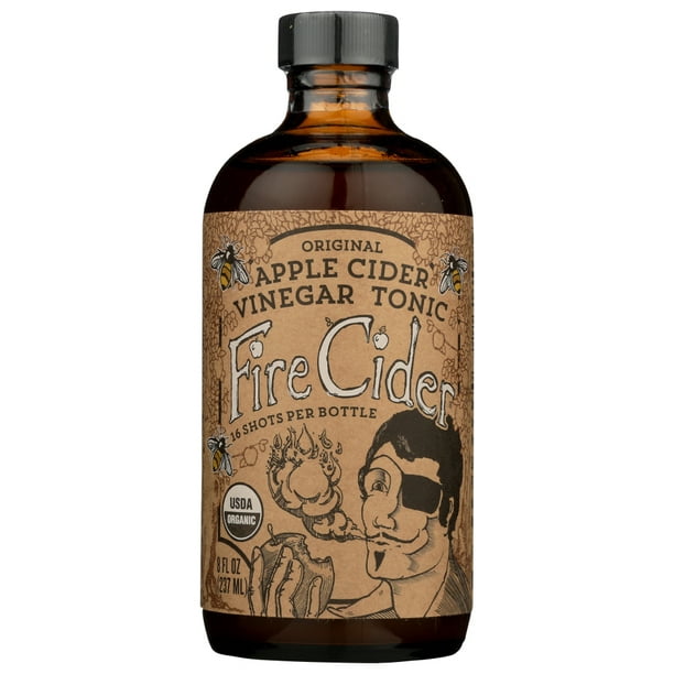 Fire Cider Original Apple Cider Vinegar Tonic, 8 Fl Oz