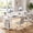 White, variant on Fnova 78.74" Long Computer Desk with Monitor Stand and Storage Shelves, Industrial Home Office Writing Desk for 2, Brown
