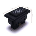 thumbnail image 3 of 12V/24V 20A 6Pin Auto Electric Power Window Switch Button for All Autos with Green LED Light Car Button Switch, 3 of 6