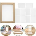 thumbnail image 1 of unbranded Paper Making Screen Kit 21Pcs Set Diy Craft Tool For Children Parents Educational Projects, 1 of 7