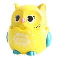 thumbnail image 1 of Interactive Push & Go Owl Toy for Toddlers & Babies 1-3 Years - ABS Plastic Learning Game for Motor Skill Development, Model X, 1 of 8