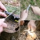 thumbnail image 4 of SHARPAL 101N-G Afilador de cuchillos de bolsillo para cocina, herramienta de supervivencia para acampar con 2 encendedores de fuego, varilla ferro, silbato y varilla de afilar de diamante para hoja re, 4 of 5