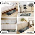 thumbnail image 6 of Yiaed Moon Flower White Owl Kitchen Rugs Sets of 2 Kitchen Mats Cushioned Anti Fatigue Kitchen Rug Tapetes Para Cocina for Sink,Laundry Room, 6 of 6