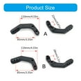 thumbnail image 5 of Aluminum Motorcycle Hand Guard Supports Metal Motorcycle Hand Guard Clamps Simple Installation for 22mm/28mm Diameter, 5 of 10
