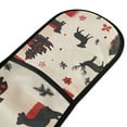 thumbnail image 4 of Yayeee Double Oven Mitt Kitchen Heat Resistant Baking 35" x7" Quilted Glove, Christmas Forest, 4 of 6