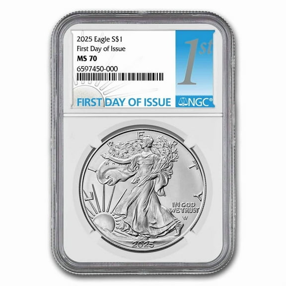 2025 American Silver Eagle MS-70 NGC (First Day of Issue)