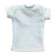 thumbnail image 2 of LeeQinersw 1:6 Miniature T Shirt Doll Clothes for 12 inch Action Figures Dress up Accessory White, 2 of 8