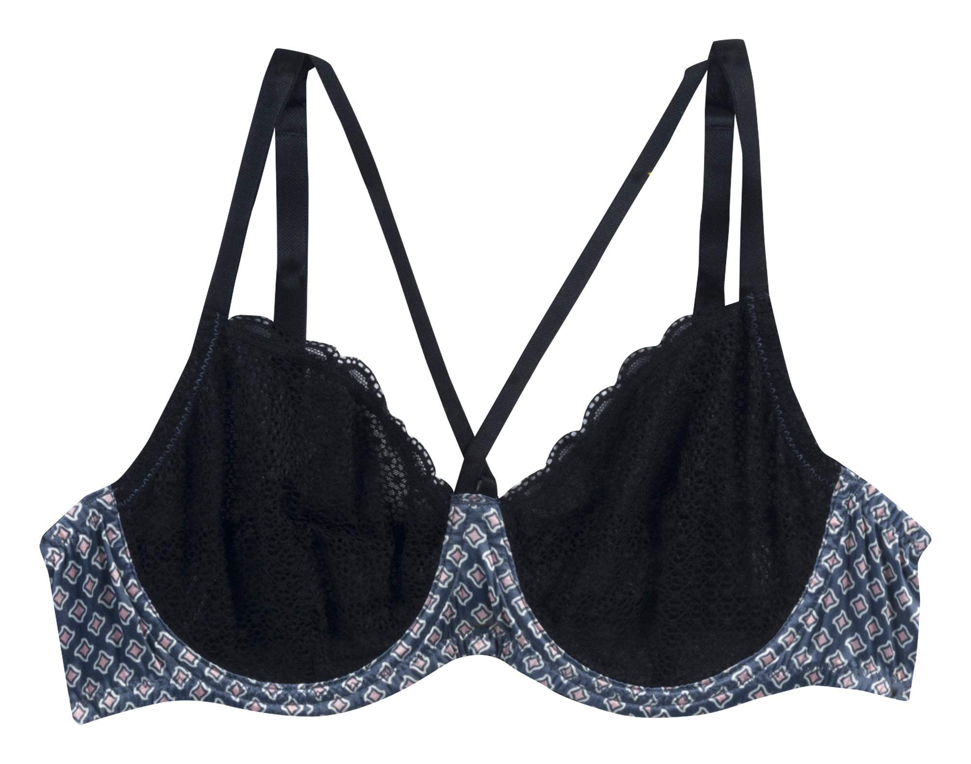 No Boundaries Juniors Lace Unlined Underwire Bra