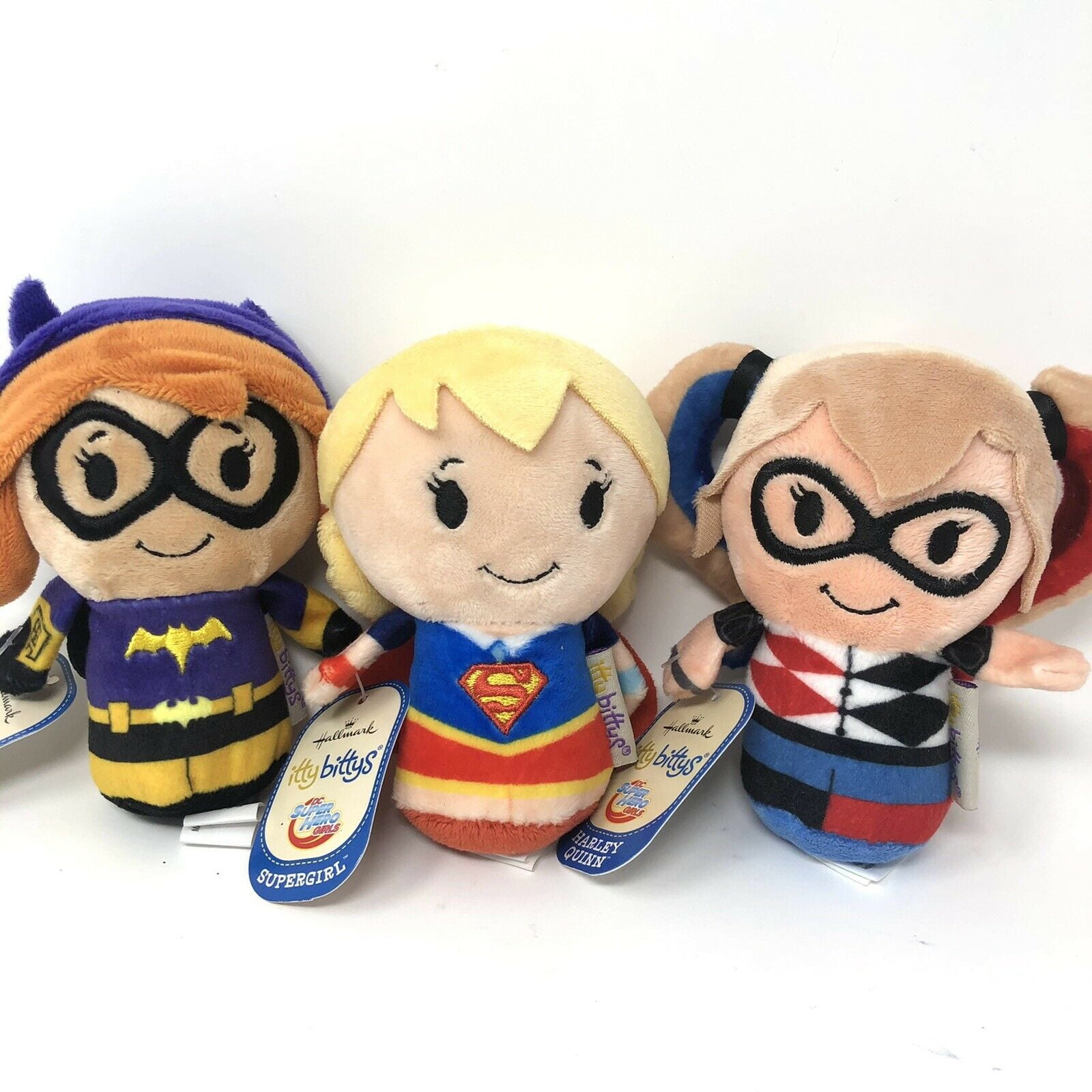 Buy Hallmark itty bittys Superhero Girl Batgirl, Harley Quinn