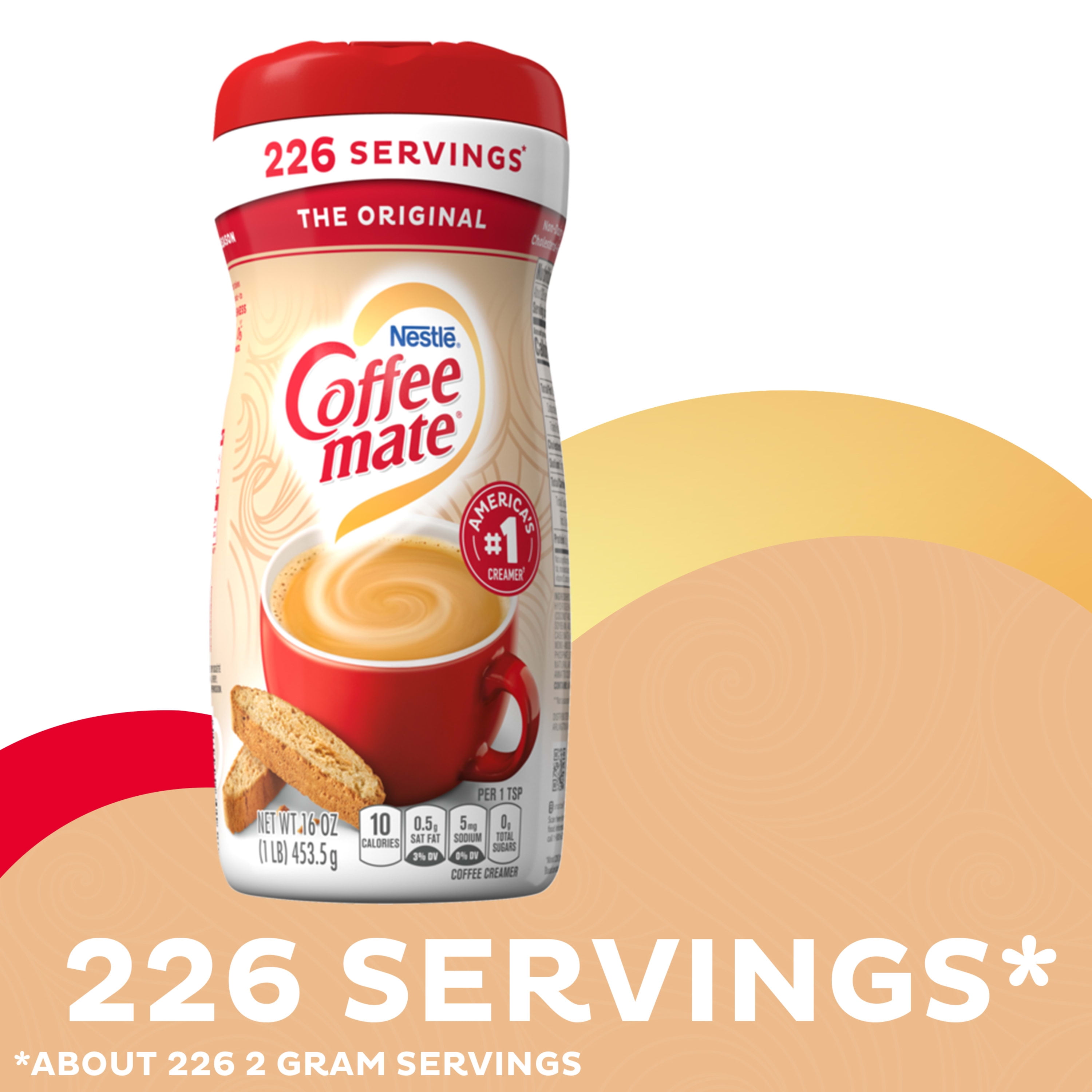  Nestle Coffee Mate Coffee Creamer Original, Pack of 12 (16  Ounce) (11000443) : Nondairy Coffee Creamers : Grocery & Gourmet Food