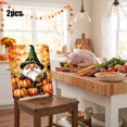 thumbnail image 6 of Antqov Fall Chair Covers Set of 2, Washable Pumpkin Maple Leaf Thanksgiving Chair Covers for Dining Chairs, Removable Chair Slipcovers for Kitchen Holiday Party Home Decor, 6 of 6
