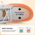 thumbnail image 3 of STQ Women Slip on Canvas Shoes Arch Support Loafers for Plantar Fasciitis Relief Comfort Casual Lightweight Light Grey US 8, 3 of 7