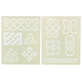 thumbnail image 2 of Celtic Knot Stencils 8" X 10" Mylar 2 Pieces of 14 Mil - Painting /Crafts/ Templates, 2 of 3