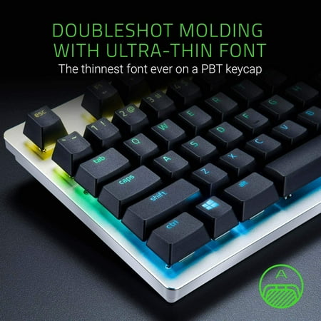 Razer PBT Keycap Upgrade Set -Backlight Compatible -Superior PBT Material- Green