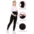 thumbnail image 7 of LVMA8050 - Winter Maternity Leggings Velvet Straight Casual Pants, 7 of 7