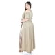 thumbnail image 3 of Maxi vestido con strech Roman Fashion /Tallas Extras, 4098 (Cafe) cafe 42, 3 of 6