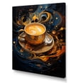 thumbnail image 2 of Designart "Dreaming Of Abstract Aromas In Coffee II" Coffee & Tea Canvas Prints, 2 of 7