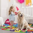 thumbnail image 5 of Kids Play Rug for Playroom, Kids Play Mat ABC Educational Area Rug, Toddler Baby Playroom Mat, Alphabet Animal Soft Non-Slip Kids Rug Carpet for Boy Girl Bedroom 47.2X31.5 INCH,Blue, 5 of 7