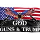 thumbnail image 4 of Trump God Guns 90x150cm Al Aire Libre A La Decoloración para Del, 4 of 5