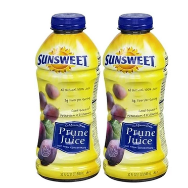 Sunsweet Prune Juice, 32 ounce 2-Pack