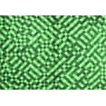 thumbnail image 1 of Ahgly Company Indoor Rectangle Abstract Emerald Green Contemporary Area Rugs, 7' x 9', 1 of 4