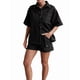 thumbnail image 3 of Conjuntos de 2 Piezas para Mujer: Camisa Vaquera Azul de Corta con Botones y Pantalones Cortos de Mezclilla de Cintura Alta. Negro XL, 3 of 6