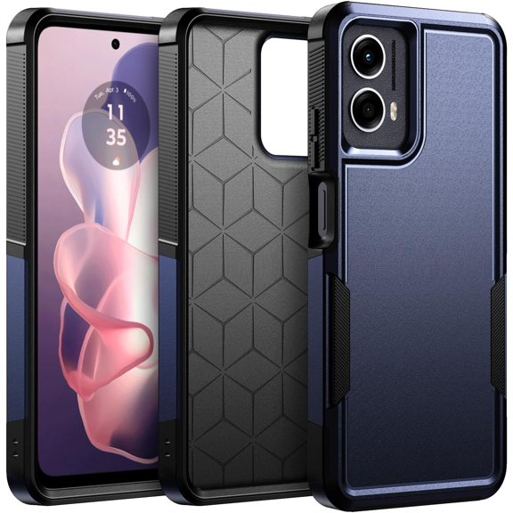 for Moto G Power 5G 2024 Case, [Shockproof] Military Grade Proof Protection [Dropproof] Rugged Protective Heavy Duty Phone Case Cover for Moto G Power 5G 2024 (Blue)
