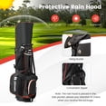 thumbnail image 5 of Topbuy 14-Way Top Divider Golf Bag with Stand Lightweight Golf Stand Bag with Dual Shoulder Straps Red, 5 of 9