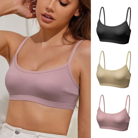 Censtreet Comfortable Seamless Full Coverage Bra for Women Wireless Bras with Soft Support Regular