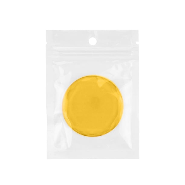 Soporte de la pestaña Holder Pegue Gel Pallet Pestañas Falsas Herramientas de injerto Reutilizable Redondo Utensilios Herramienta cosmética Paquete amarillo de 10 Scienceny CE001535-02