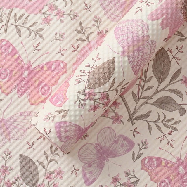 Nvzi Flower Packaging Paper Flower Shop Flower Art Materials Flower Embossed Paper Flower Bundle Packaging Paper Flower Wrapping Paper (Butterfly Flowers)