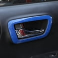 thumbnail image 5 of TINKI ABS Inner Car Look Interior Door Handle Panel Cover Trim Fit for Toyota Tacoma 2016 2017 2018 2019 2020 2021 2022 2023 Interior Door Handle Frame, 5 of 14