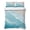 Sky Blue, variant on King Quilt Set 96''x106'', Blue Brown Farmhouse Lightweight Summer Bedspread Coverlet Set with 2 Pillow Shams, Vintage Retro Wooden Breathable All Season Quilt Bedding for Bedroom/Guest Room