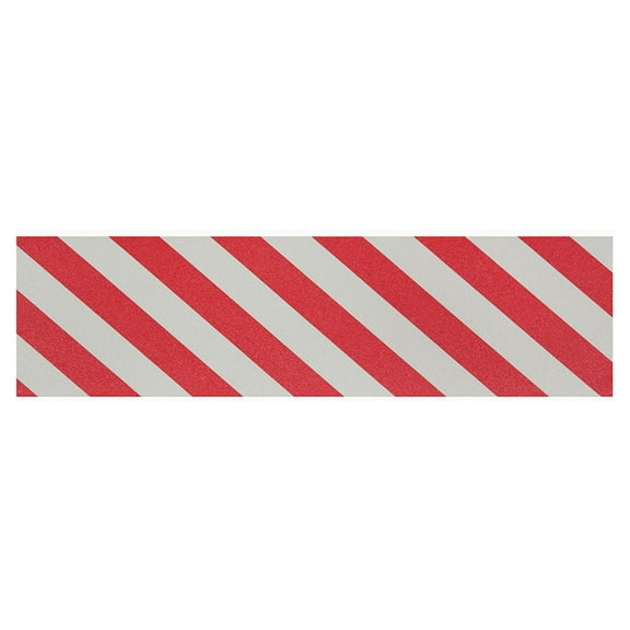 PIMP GRIP Skateboard Griptape Sheet RED / WHITE CANDY STRIPE 9 x 33 tape