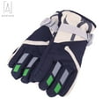 thumbnail image 2 of Gustave Kids Ski Gloves Winter Warm Fleece Lined Snow Gloves Mittens Cold Weather Waterproof Thermal Full Finger Gloves for Children Boys Girls Outdoor Skating Snowboard "Navy", 2 of 10