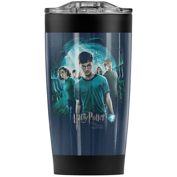 Harry Potter Order Of The Pheonix Poster Stainless Steel Tumbler 20 oz Coffee Travel Mug/Cup, Vacuum Insulated & Double Wall with Leakproof Sliding Lid | Great for Hot Drinks and Cold Beverages
