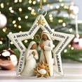 thumbnail image 5 of Honmine Jesuspirit Christian Gifts for Women Faith - Christmas Tree Decoration Wooden Ornaments - Nativity Scene Ornaments, Catholic Religious Gifts, Christian Gift Ideas, 5 of 7