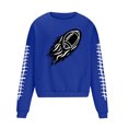 thumbnail image 3 of Sudadera sin capucha para hombre, cuello redondo, sudadera deportiva con estampado de fútbol, jersey de manga larga, blusa de poliéster para hombre, 3 of 4