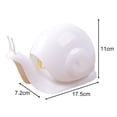 thumbnail image 4 of 1pcs ABS Snail Shaped Separate Bottle Cartoon Lotion High-Capacity Storage Bottle 17.5*11*7.2cm Portable Soap Dispensers, 4 of 11