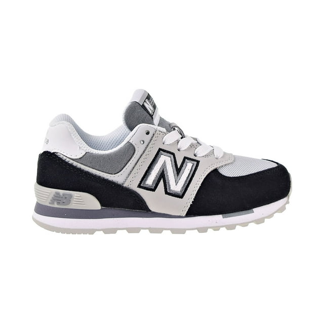 New Balance 574 Varsity Sport Little Kids Shoes Gray-Black-White pc574-nlc