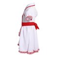 thumbnail image 6 of CONZONE Halloween Funny Outfit For Kids Hallowmas Dress With Cap Dress Up Clothes For Kids Cute Festival Stage Performance Outfits Size 8-10 Years White, 6 of 7
