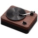 thumbnail image 2 of Reproductor de discos de vinilo retro, tocadiscos BT 5.0 con 2 altavoces estéreo incorporados, reproductor de música portátil compatible con tarjeta TF y entrada auxiliar, tocadiscos de granos de made, 2 of 7